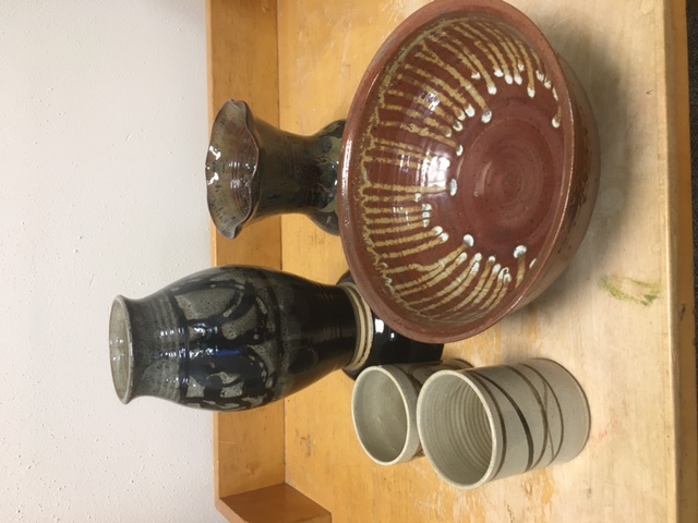Photo of finished ceramics.