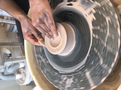 Shaping a bowl 